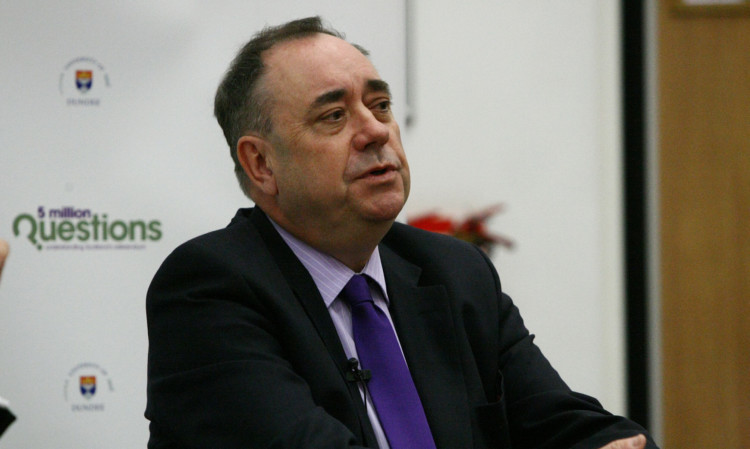 Alex Salmond at Tuesday's event.