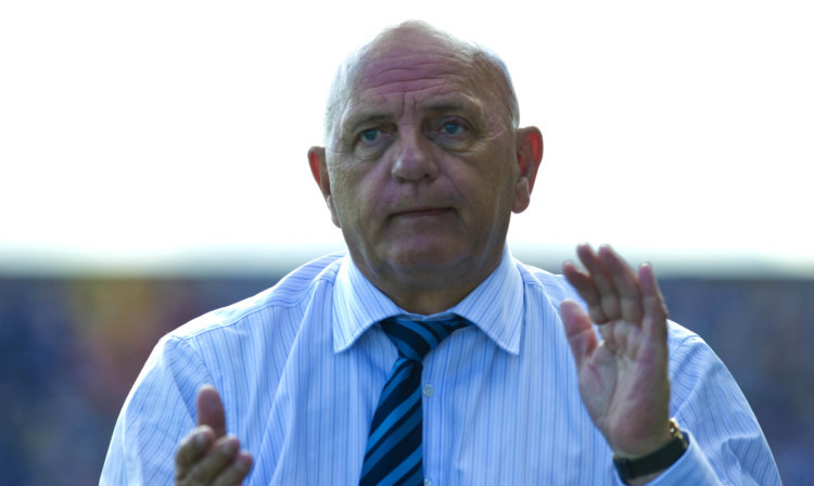 Forfar manager Dick Campbell.