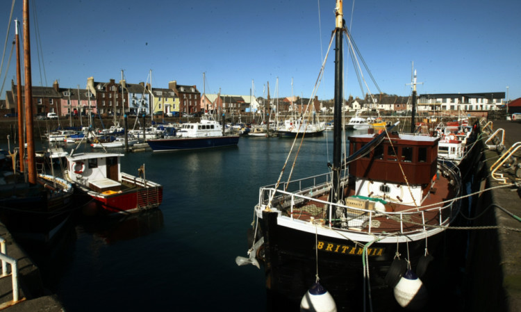 Arbroath Harbour.