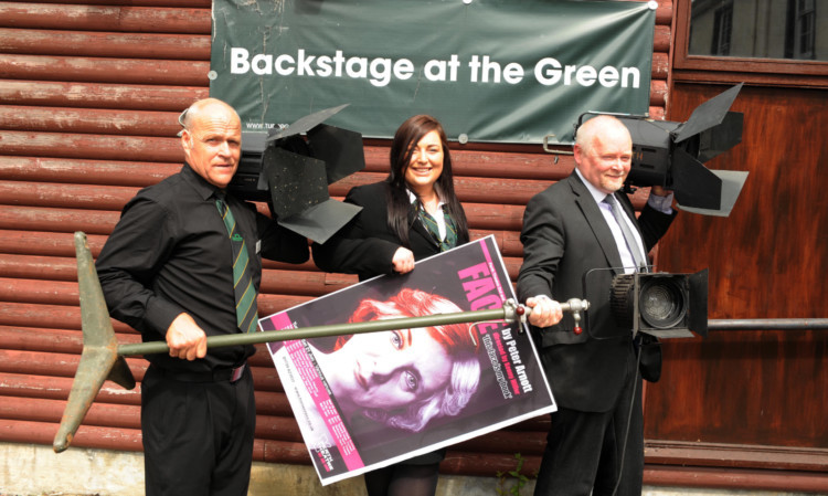 At the Green Hotel, Kinross: porter Sandy Laing, event coordinator Rachael King and duty manager John Wallace.