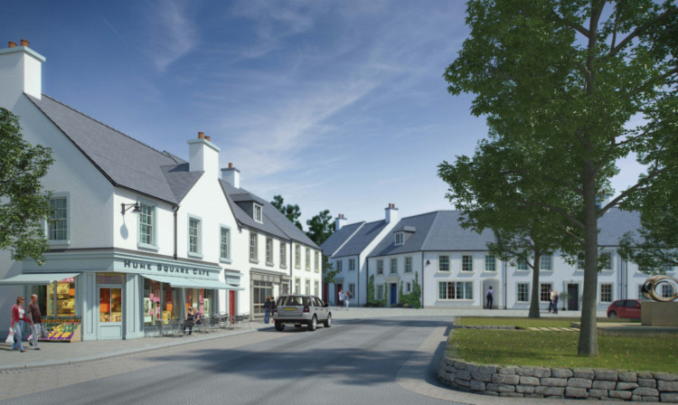 An impression of how the Chapelton of Elsick development will eventually look