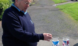 Arthur McKerron takes part in our fun poll in Luncarty.