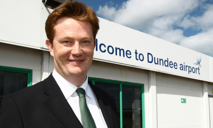 Danny Alexander in Dundee on Wednesday.