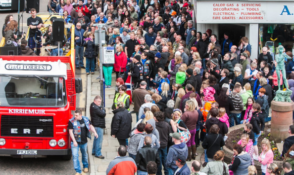 Kirriemuir's connections to Bon Scott bring hundreds of people to the town every year for BonFest.