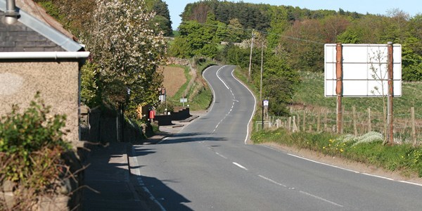 Kris Miller, Courier, 30/04/11. Picture today shows the road leading from Auchmuir bridge towards Leslie which is due to have speed limit changed.