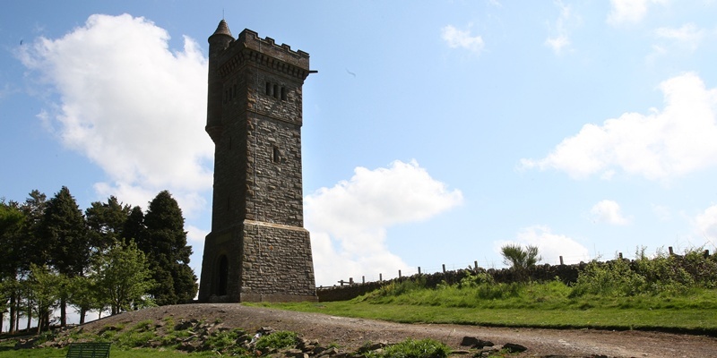 Kris Miller, Courier, 02/05/11. Picture today shows Forfar War memorial on Balmashanner Hill. Access to the memorial is to be restricted whilst work is carried out. See Forfar for story.