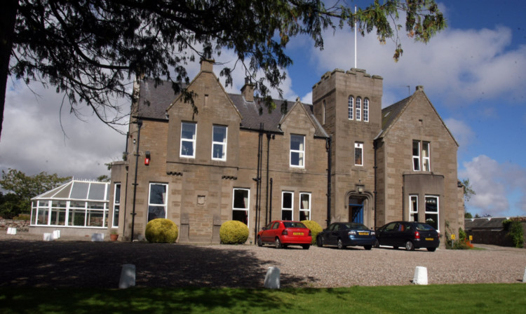 The former Carlogie House Hotel in Carnoustie.