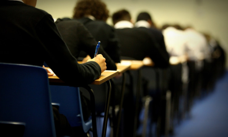 Pupils at Willamwood High School attend a math class on February 5, 2010 in Glasgow, Scotland. As the UK gears up for one of the most hotly contested general elections in recent history it is expected that that the economy, immigration, the NHS and education are likely to form the basis of many of the debates.