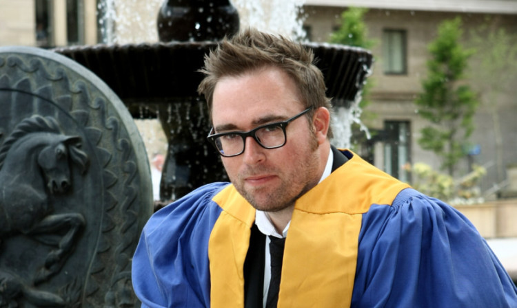 Danny Wallace received an honorary degree.