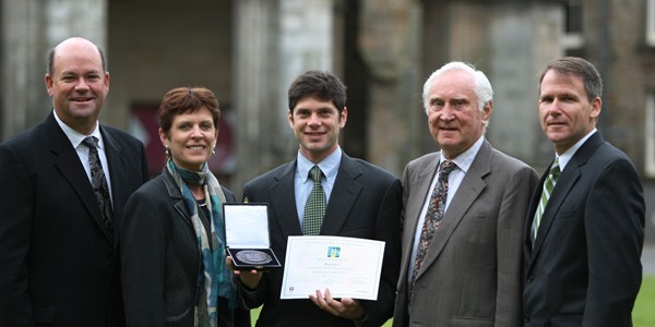 DOUGIE NICOLSON, COURIER, 05/05/11, NEWS.
DATE - Thursday 5th May 2011.
LOCATION - St. Salvators Quad, University of St. andrews.
EVENT - The St. Andrews Prize for the Environment.
INFO - L/R, Ryan Lance - Sen. Vice Pres. Exploration & Production, International, ConocoPhillips, Prof. Louise Richardson - Principal & Vice Chancellor University of St. Andrews, Jonathan den Hartog of BiolIte (who won the prize), Sir Crispin Tickell - Chairman of the Board of Trustees, and Bob Herman - Vice President Health, Safety & Environment, ConocoPhillips.
STORY BY - Cupar office.