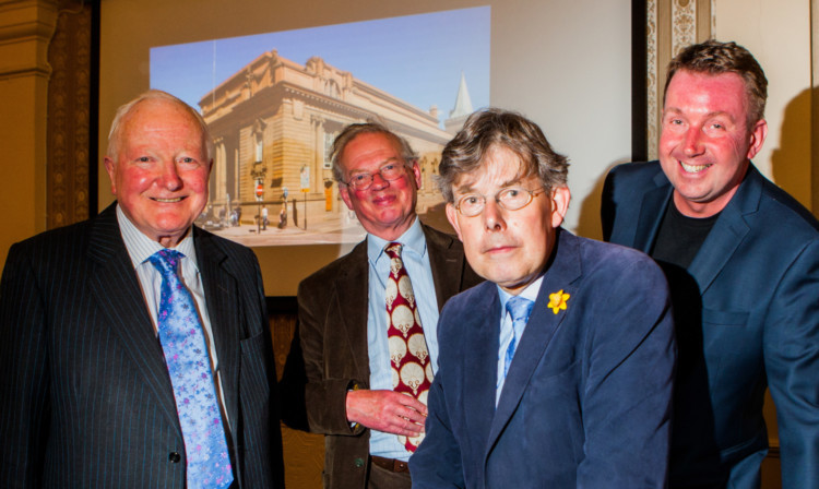 From left: Vivian Linacre, Dr James Simpson, Gavin Stamp and Neil Baxter.