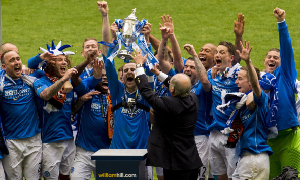 St Johnstone won the Scottish Cup for the first time in their history in May.