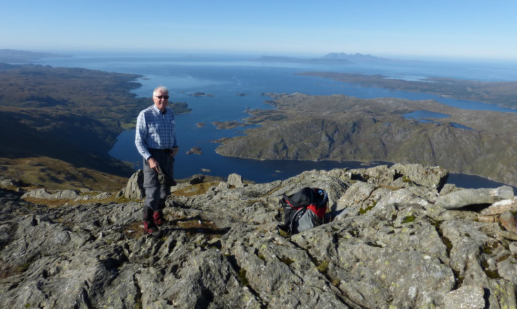 Neil Macnair is a seasoned walker and climber, and will be the oldest Yomper this weekend.