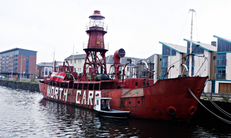 The North Carr lightship was bought from a scrapyard for £1.
