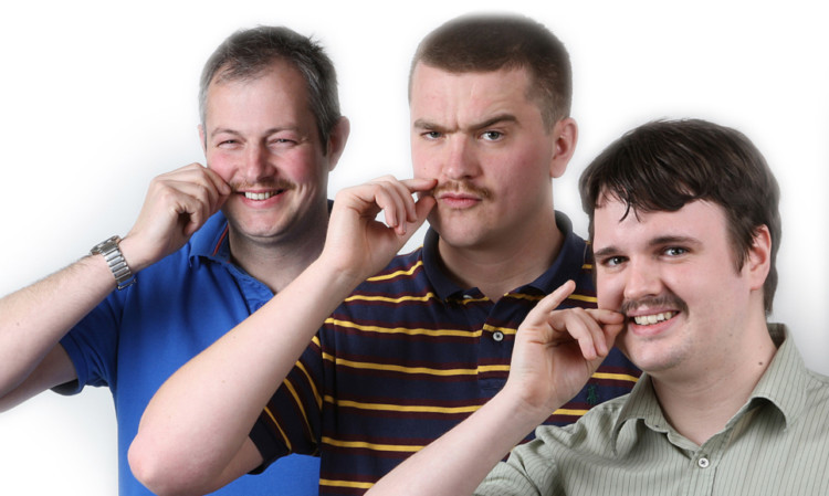 Staff at The Courier are among those who have grown moustaches for Movember in recent years.