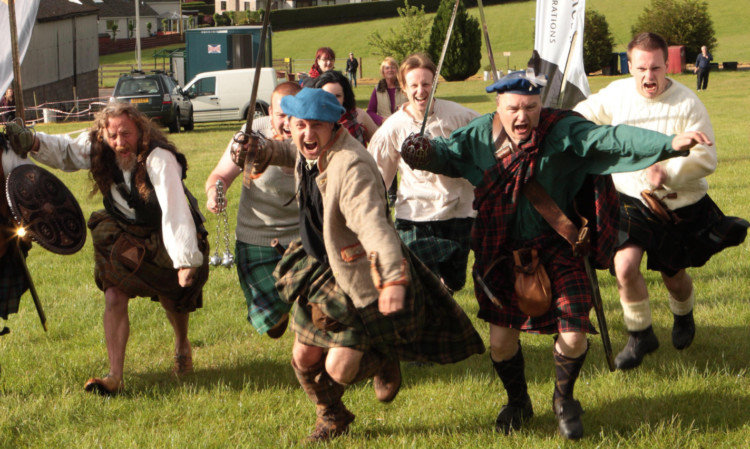 The Highlander Charge at the Cateran Yomp.
