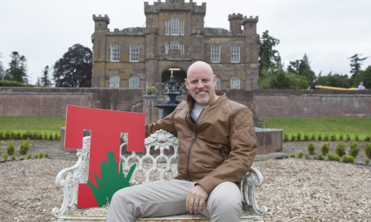 Geoff Ellis at T in the Park's new home from 2015.