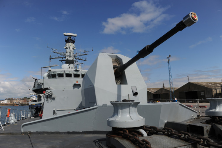 Royal Navy frigate HMS Montrose has returned home to her Angus namesake for the first time in six years. The vessel recently celebrated her 20th anniversary and has a long history with the town.