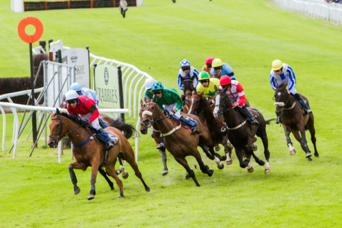 Thousands gathered at Perth Racecourse for Armed Forces Day. Members of the armed forces and their families were allowed free entry to the race day.