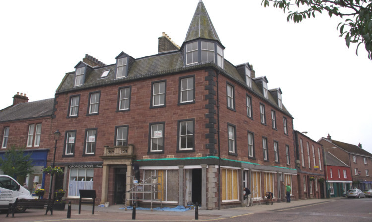 The former Royal Hotel in Coupar Angus.