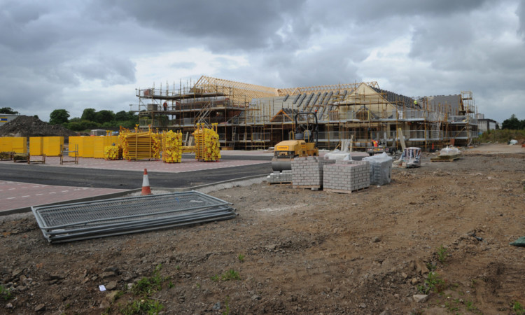 The Greene King pub under construction at Dunsinane Industrial Estate in Dundee. The group served up record profits for the fifth year in a row.