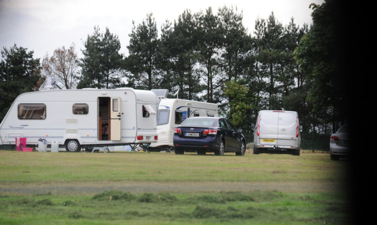 The Travellers camp at Myrekirk Road.