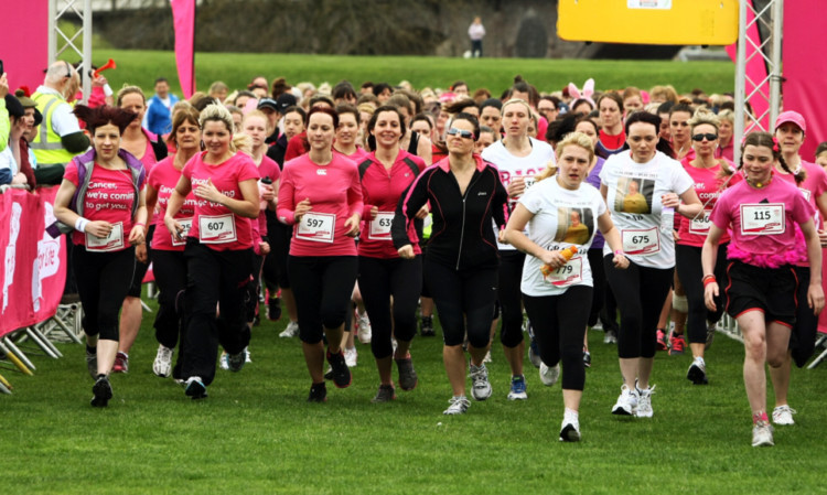The start of last years Perth Race for Life.