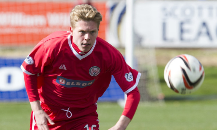 Ryan Ferguson during a previous spell at Brechin City. Image: DCT Media.