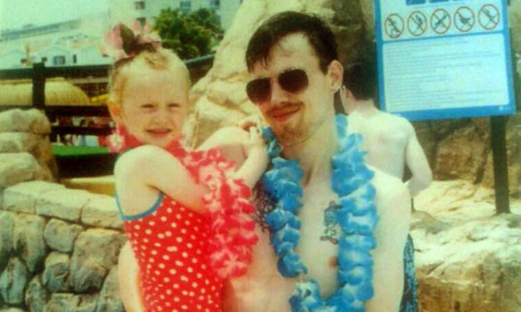 Cally with her dad Steven the day before the tragedy.