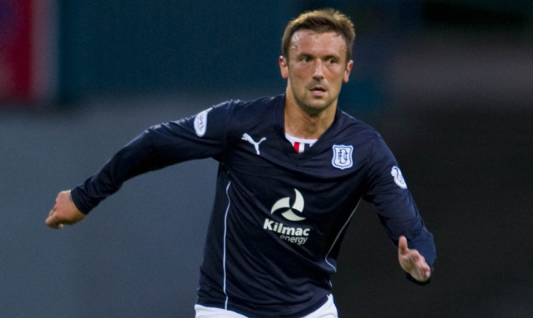 Kevin McBride in action for Dundee.