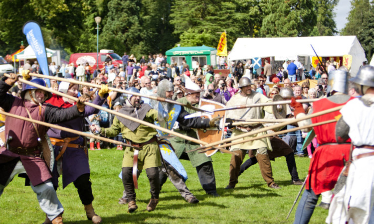 Action from a previous Bruce Festival.