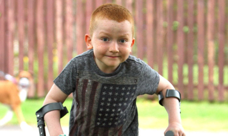 Jack McNaughton, 6, is to undergo more surgery in the USA to help him walk.