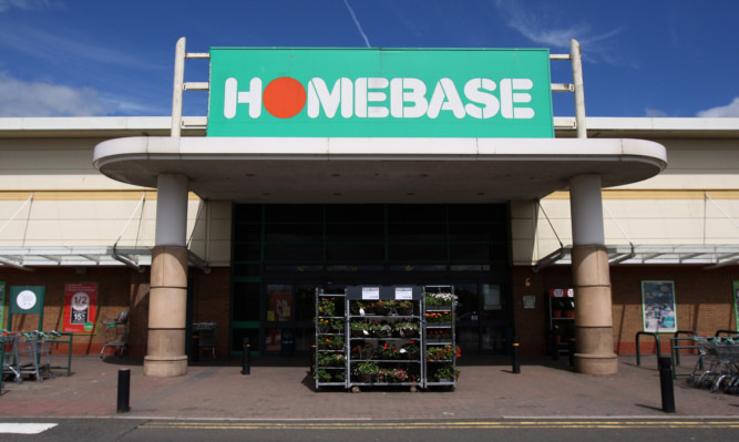 Kris Miller, Courier, 15/07/14. Picture today shows the Homebase store at Fife Central Retail Park, Kirkcaldy for story about rumours the store is to close due to rental costs.