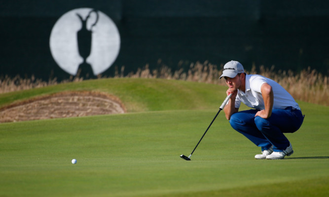 Bradley Neil had a tough introduction to Open championship golf.