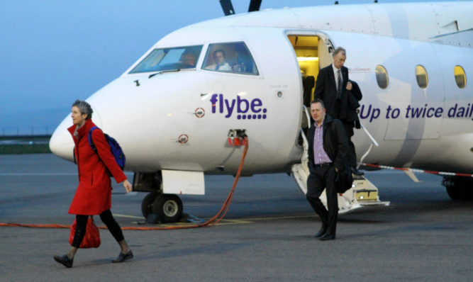 Subsidised flights between Dundee and London have been heavily criticised.