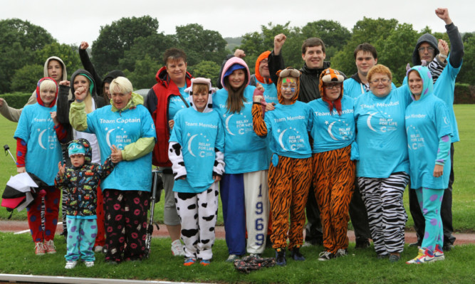 The members of Team One-zie were among those who took part in last years Relay For Life.