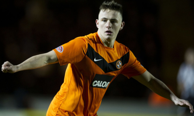 Scott Allan in action for Dundee United in 2011.