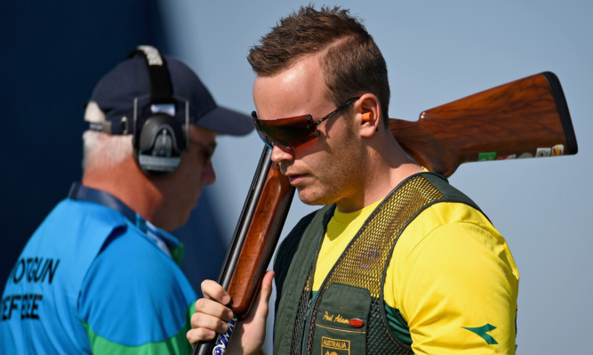 Australian competitor Paul Adams will have been feeling at home on a beautiful sunny day at the Buddon range.