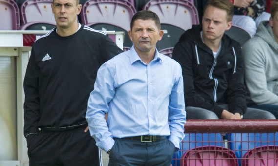 Arbroath manager Allan Moore.