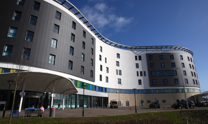 Stewart abused staff at Victoria Hospital in Kirkcaldy.
