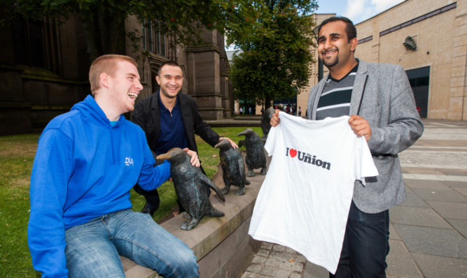 From left; Iain MacKinnon, Stefan Tomov  and Ameen Rehman.