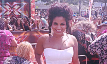 Samantha Kay at the X Factor auditions at Wembley, London.