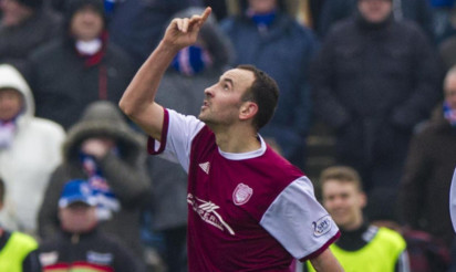 Paul McManus was on the scoresheet for Arbroath.