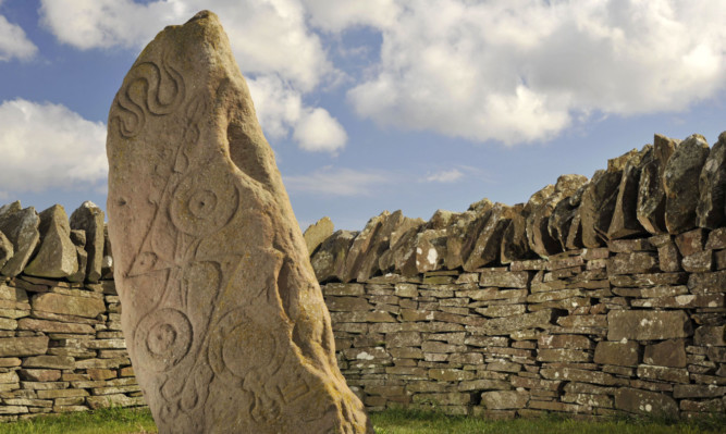 The Aberlemno Serpent Stone.