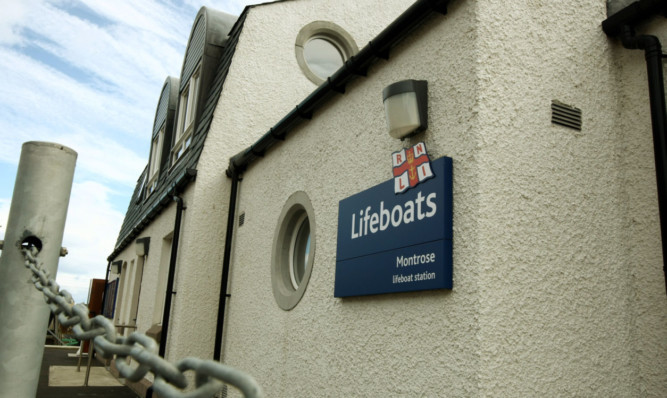 The RNLI lifeboat station at Montrose.