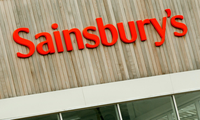 General view of Sainsbury's supermarket logo in Swadlincote, South Derbyshire. PRESS ASSOCIATION Photo. Picture date: Wednesday  August 1, 2012. See PA story. Photo credit should read: Rui Vieira/PA Wire