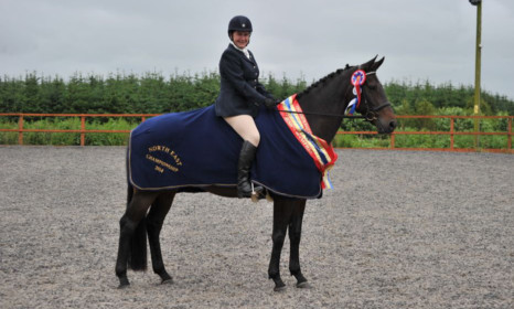 Dressage to music champions, Suzanne Cargill and Ellie-AT