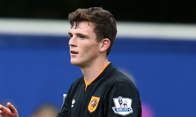 Andrew Robertson after his Premier League debut for Hull.