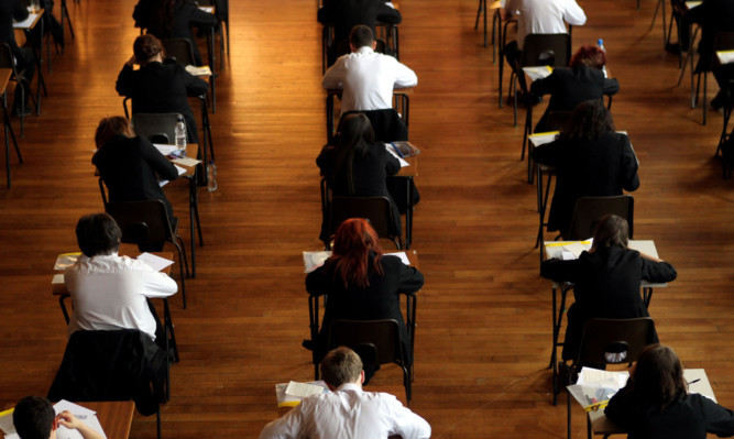 There are concerns that the move to National 4 and 5 exams has forced children to choose fewer subjects.