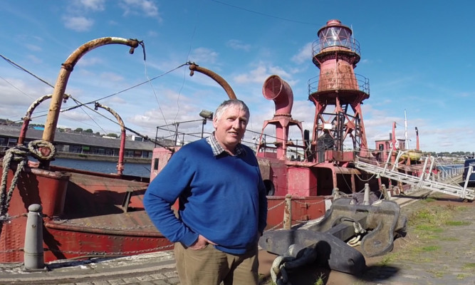 Taymara chairman Bob Richmond takes The Courier on a tour of the North Carr Lightship.